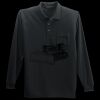 Long Sleeve Silk Touch Polo with Pocket Thumbnail