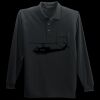 Long Sleeve Silk Touch Polo with Pocket Thumbnail