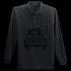 Long Sleeve Silk Touch Polo with Pocket Thumbnail