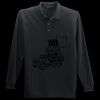 Long Sleeve Silk Touch Polo with Pocket Thumbnail