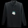 Long Sleeve Silk Touch Polo with Pocket Thumbnail