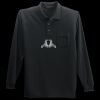 Long Sleeve Silk Touch Polo with Pocket Thumbnail