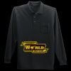 Long Sleeve Silk Touch Polo with Pocket Thumbnail