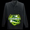 Long Sleeve Silk Touch Polo with Pocket Thumbnail