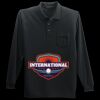 Long Sleeve Silk Touch Polo with Pocket Thumbnail