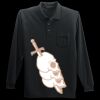 Long Sleeve Silk Touch Polo with Pocket Thumbnail