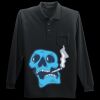 Long Sleeve Silk Touch Polo with Pocket Thumbnail