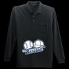 Long Sleeve Silk Touch Polo with Pocket Thumbnail