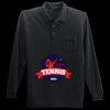 Long Sleeve Silk Touch Polo with Pocket Thumbnail