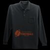 Long Sleeve Silk Touch Polo with Pocket Thumbnail