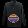 Long Sleeve Silk Touch Polo with Pocket Thumbnail