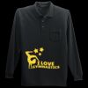 Long Sleeve Silk Touch Polo with Pocket Thumbnail