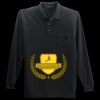 Long Sleeve Silk Touch Polo with Pocket Thumbnail