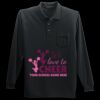 Long Sleeve Silk Touch Polo with Pocket Thumbnail