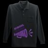 Long Sleeve Silk Touch Polo with Pocket Thumbnail