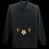 Long Sleeve Silk Touch Polo with Pocket Thumbnail