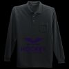 Long Sleeve Silk Touch Polo with Pocket Thumbnail