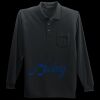 Long Sleeve Silk Touch Polo with Pocket Thumbnail