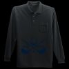 Long Sleeve Silk Touch Polo with Pocket Thumbnail