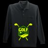 Long Sleeve Silk Touch Polo with Pocket Thumbnail
