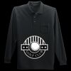 Long Sleeve Silk Touch Polo with Pocket Thumbnail