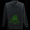 Long Sleeve Silk Touch Polo with Pocket Thumbnail