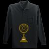Long Sleeve Silk Touch Polo with Pocket Thumbnail