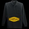Long Sleeve Silk Touch Polo with Pocket Thumbnail