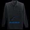 Long Sleeve Silk Touch Polo with Pocket Thumbnail