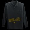 Long Sleeve Silk Touch Polo with Pocket Thumbnail