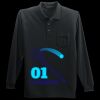 Long Sleeve Silk Touch Polo with Pocket Thumbnail