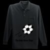 Long Sleeve Silk Touch Polo with Pocket Thumbnail