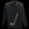 Long Sleeve Silk Touch Polo with Pocket Thumbnail