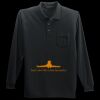 Long Sleeve Silk Touch Polo with Pocket Thumbnail