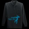 Long Sleeve Silk Touch Polo with Pocket Thumbnail
