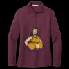 Women's Silk Touch Long Sleeve Polo Thumbnail