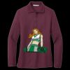 Women's Silk Touch Long Sleeve Polo Thumbnail