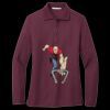 Women's Silk Touch Long Sleeve Polo Thumbnail