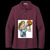 Women's Silk Touch Long Sleeve Polo Thumbnail
