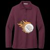 Women's Silk Touch Long Sleeve Polo Thumbnail