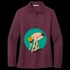 Women's Silk Touch Long Sleeve Polo Thumbnail