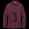 Women's Silk Touch Long Sleeve Polo Thumbnail