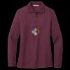 Women's Silk Touch Long Sleeve Polo Thumbnail
