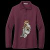 Women's Silk Touch Long Sleeve Polo Thumbnail