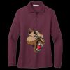 Women's Silk Touch Long Sleeve Polo Thumbnail