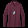 Women's Silk Touch Long Sleeve Polo Thumbnail