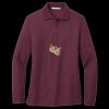 Women's Silk Touch Long Sleeve Polo Thumbnail