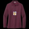 Women's Silk Touch Long Sleeve Polo Thumbnail