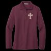 Women's Silk Touch Long Sleeve Polo Thumbnail