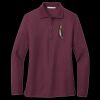 Women's Silk Touch Long Sleeve Polo Thumbnail